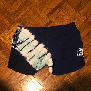 3-2-1 Apparel Navy Tie-Dye Shorts